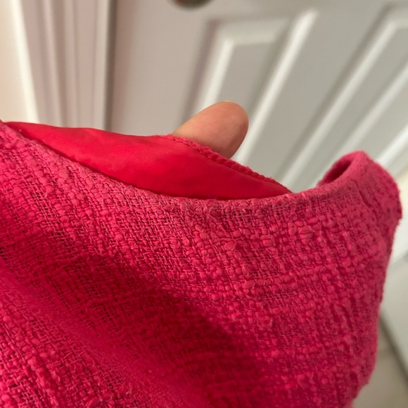 Hot Pink Tweed J. Crew Dress - Picture 5 of 5